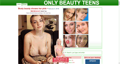 Desktop Screenshot of beauty-teens.net
